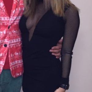 Nasty Gal mesh dress